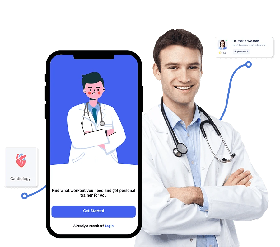 Bannière de soins de santé