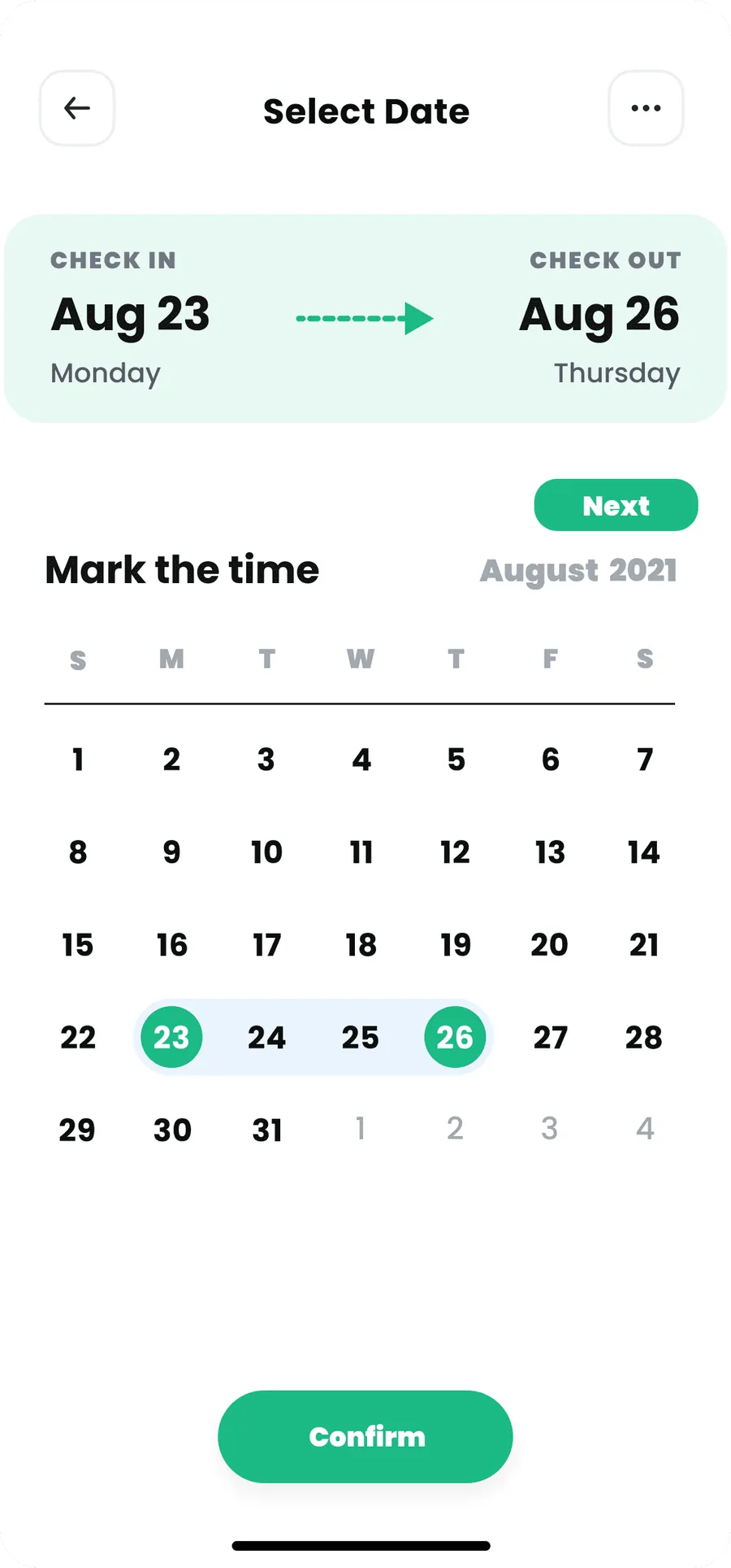 Sélection de date d'images