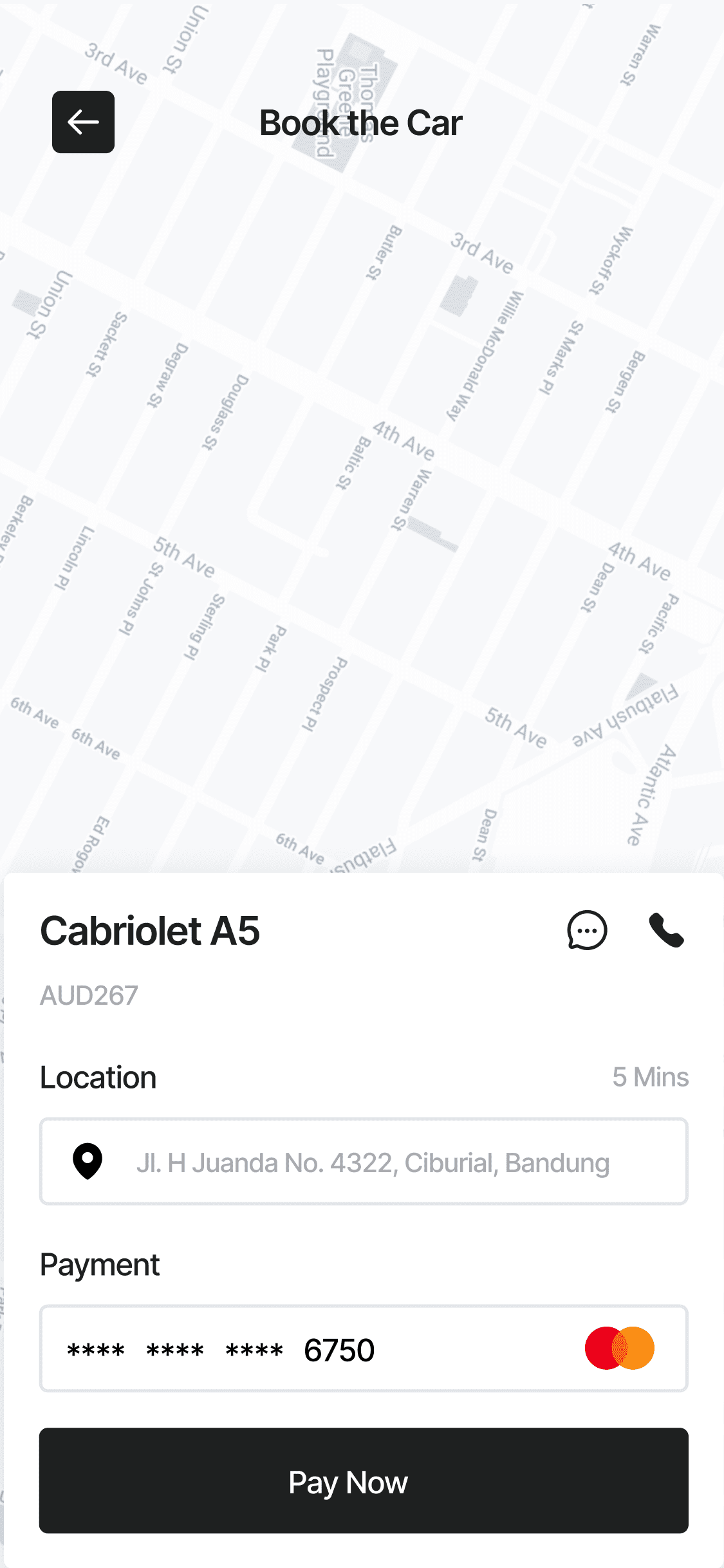 Écrans Réserver La Voiture